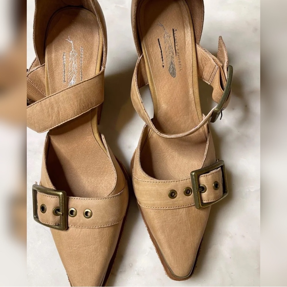 ‼️SOLD OUT ‼️Free People Jeffrey Campbell Hendrix Heels - Picture 6 of 8